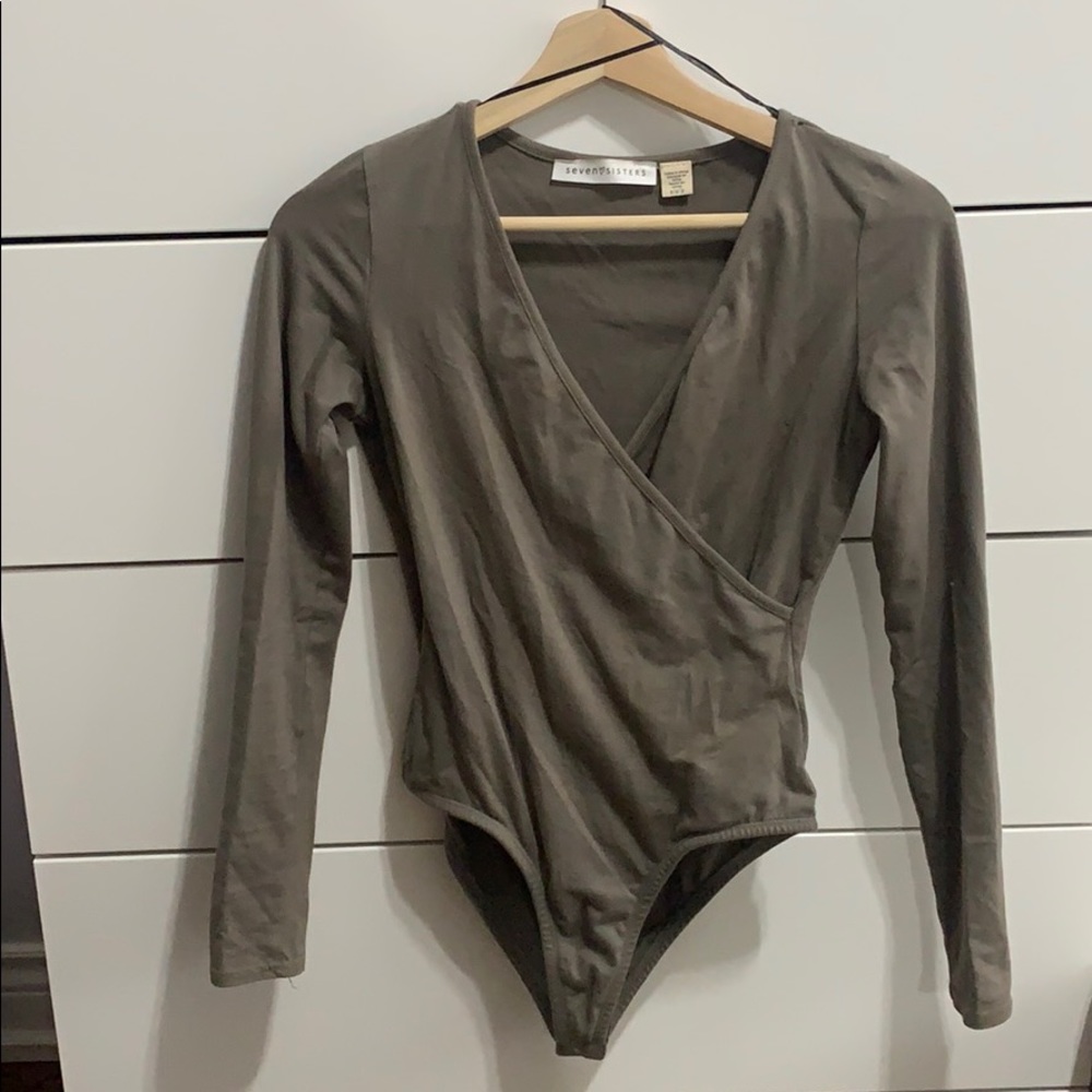 Shop M Bodysuit in Olive